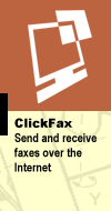 ClickFax - Send and receive faxes over the Internet